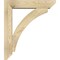 Ekena Millwork Thorton Slat Rough Sawn Bracket w/ Offset Brace, Douglas Fir, 6"W x 26"D x 30"H BKT0604X26X30THR06RDF - alternate 2